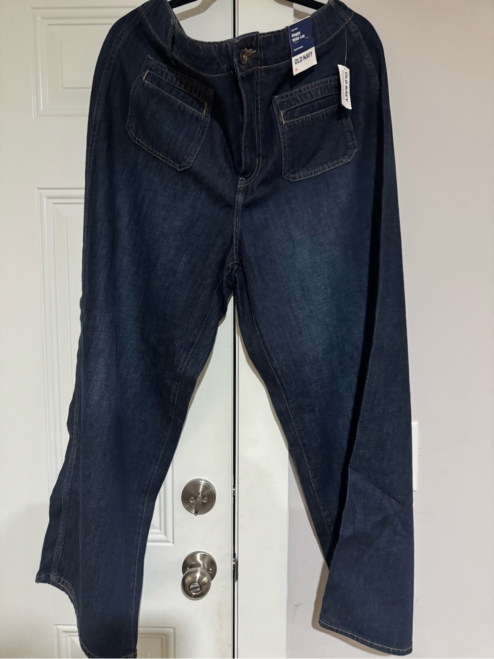 Old Navy Dark Navy Wide Leg Jeans